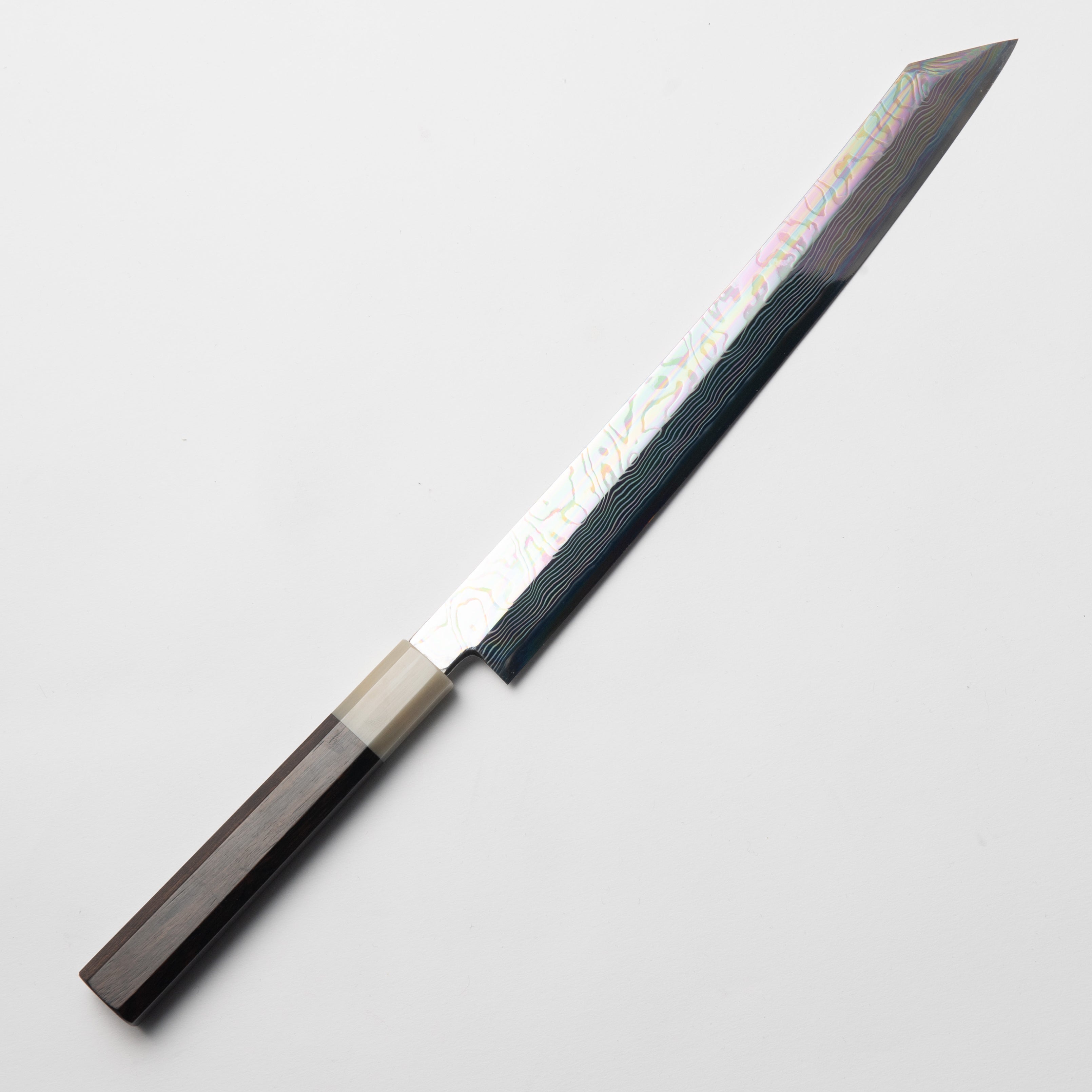 Shogo Yamatsuka's Nickel-Damascus steel 9-sun KiritsukeYanagiba
