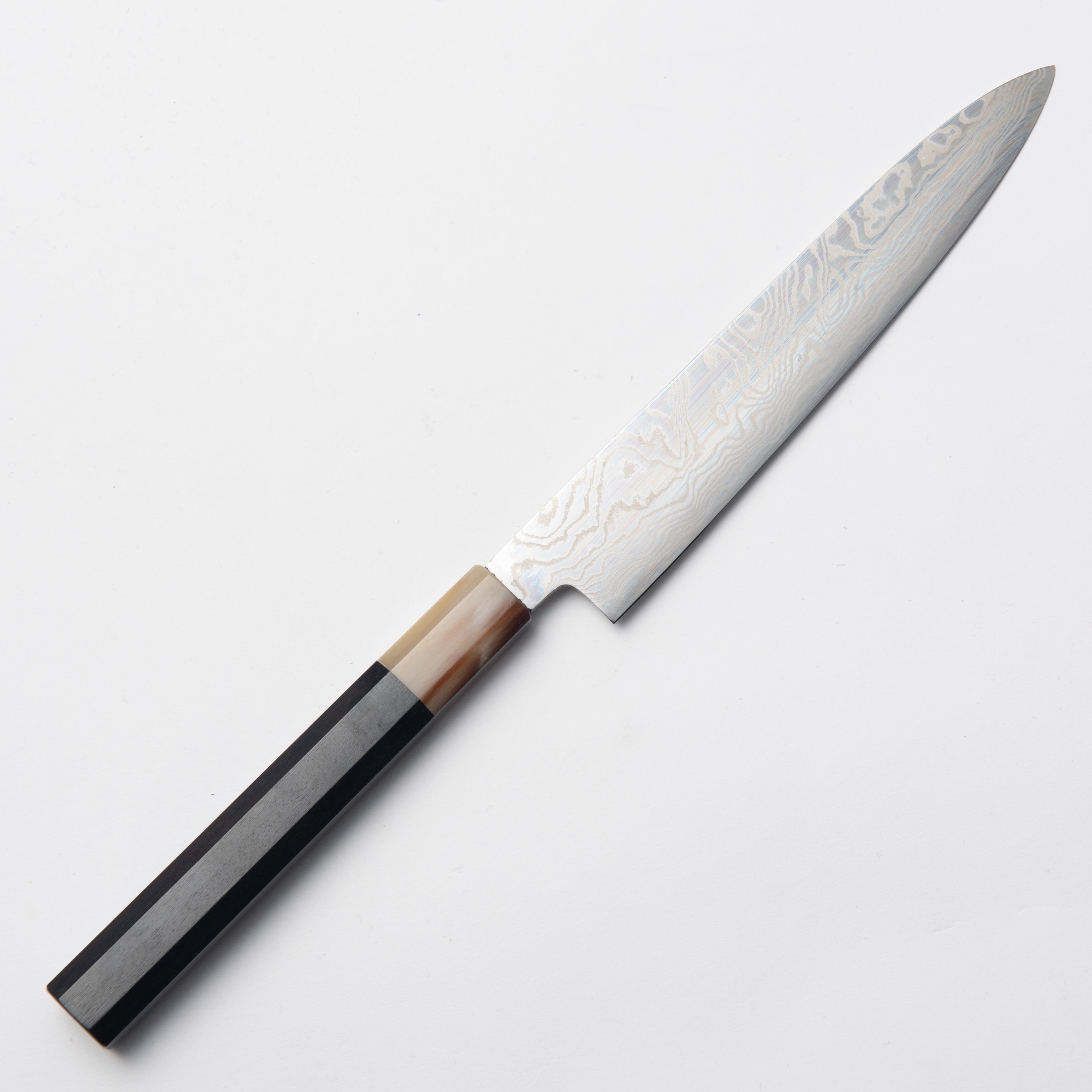 Shogo Yamatsuka's Nickel-Damascus steel Wa-Petty 180mm
