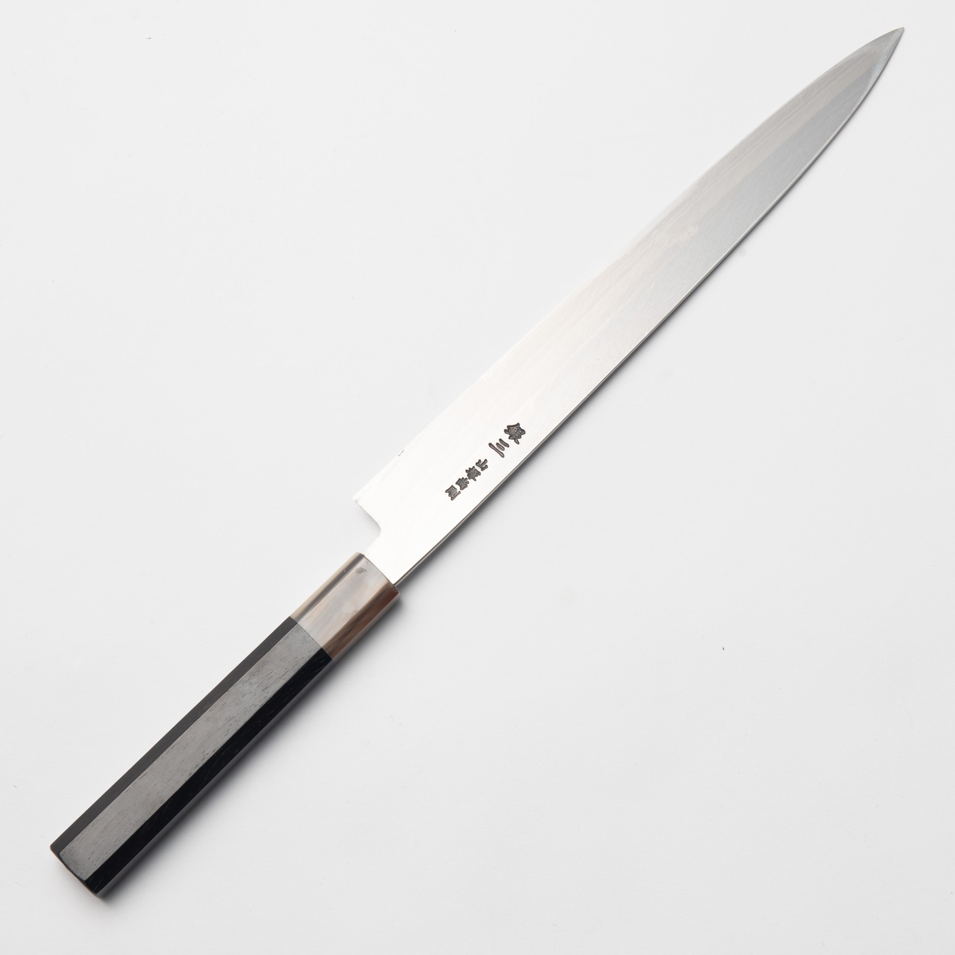 Yanagiba 270mm - Ginsan Steel (Ebony & White Buffalo Horn Handle)