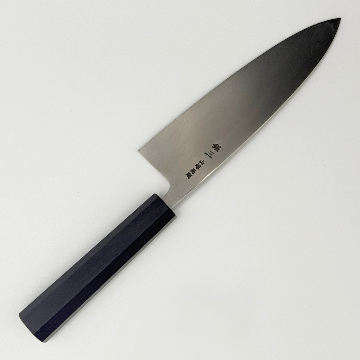 銀三鋼 出刃 180mm　黒檀一体柄