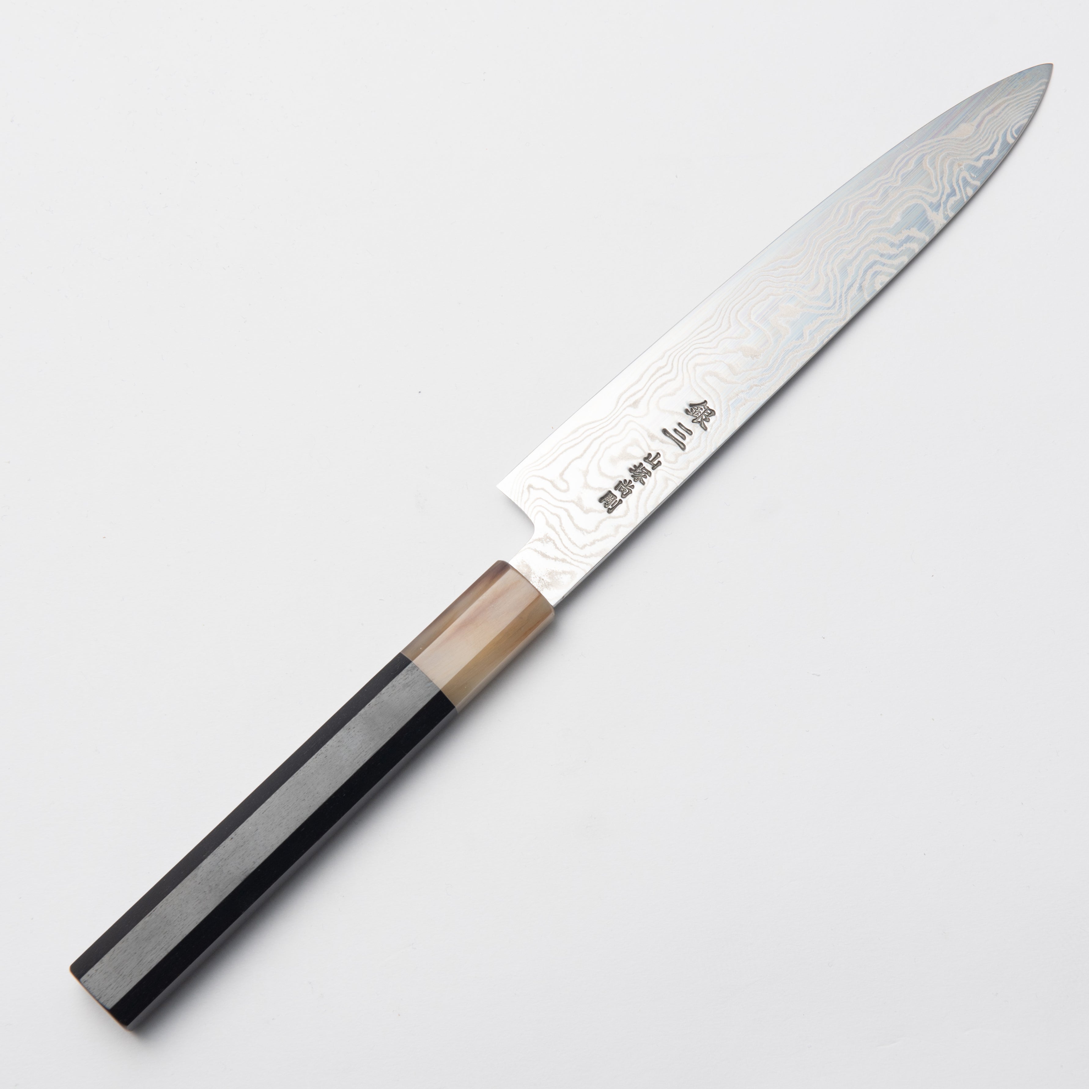 Shogo Yamatsuka's Nickel-Damascus steel Wa-Petty 180mm
