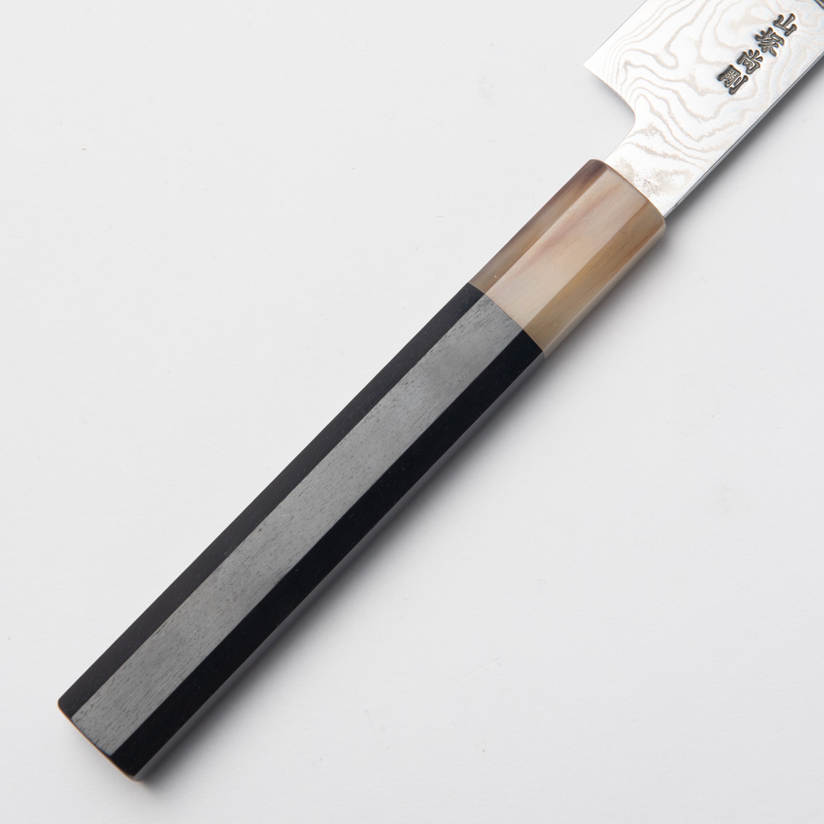 Shogo Yamatsuka's Nickel-Damascus steel Wa-Petty 180mm