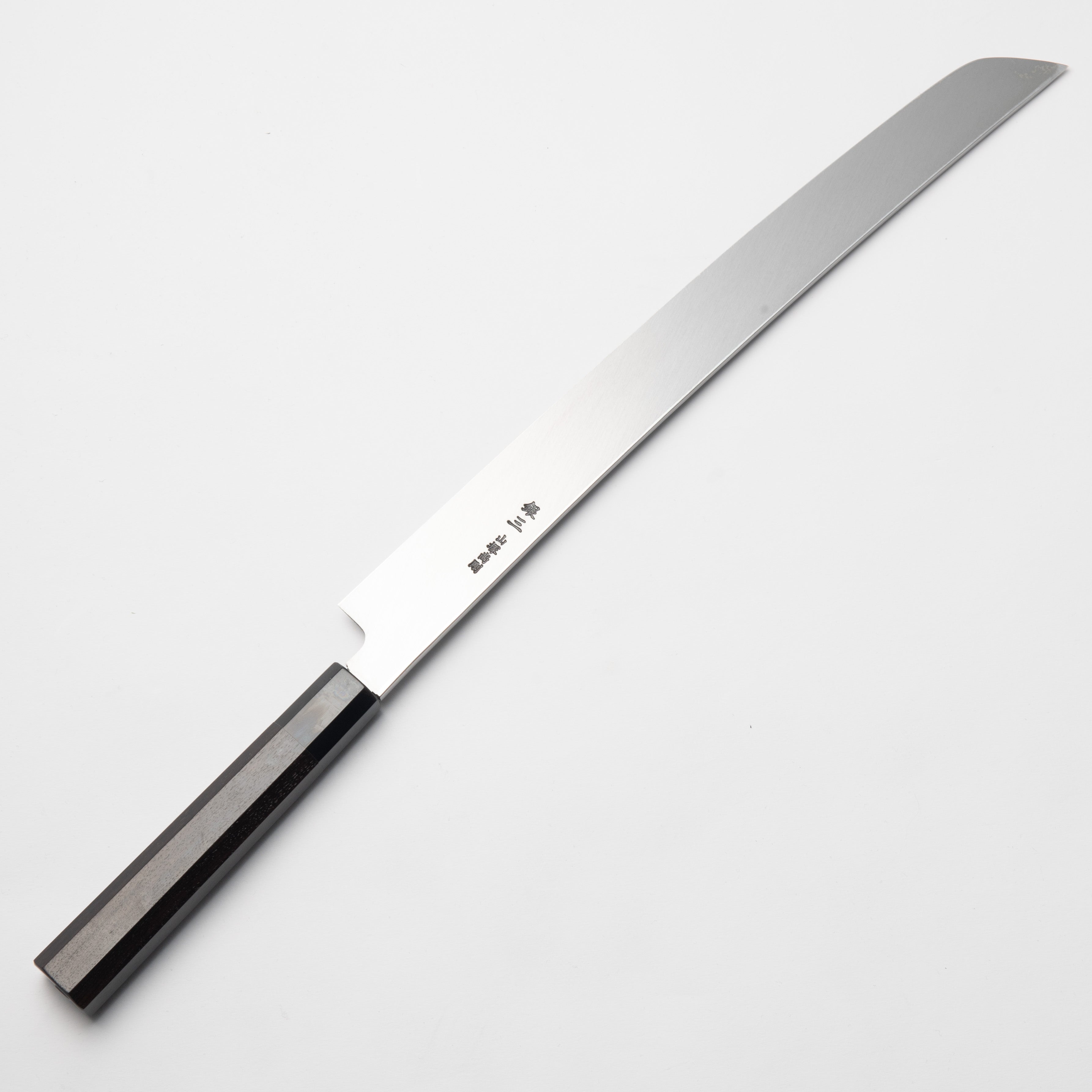 Ginsan Steel Yanagiba Kiritsuke 360mm Ebony Black Buffalo Horn
